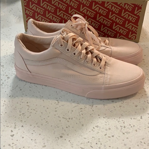 blush colored vans